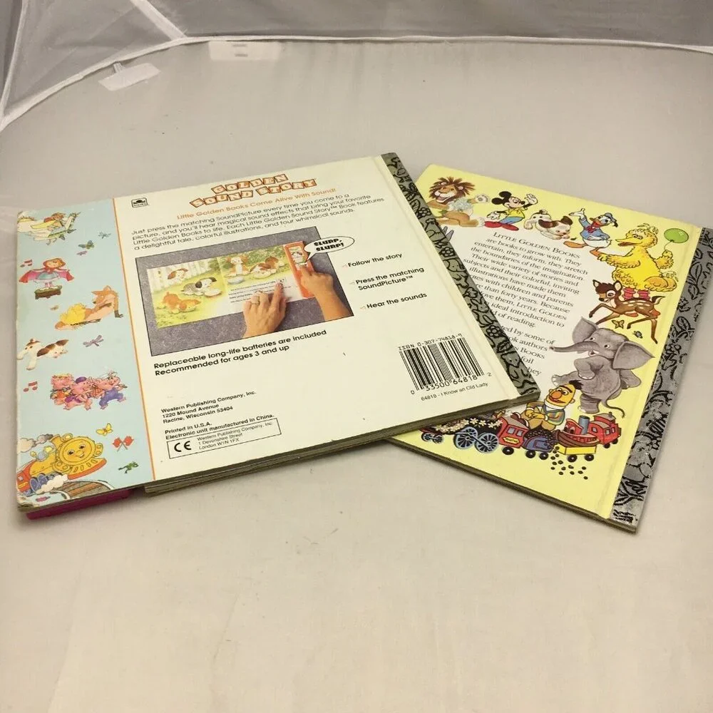 The Monster At The End Of This Book Grover I Know An Old Lady Golden Sound Story
